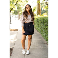 Ready to Ship | The Kristina BLACK Jogger Skirt - 2 PACK