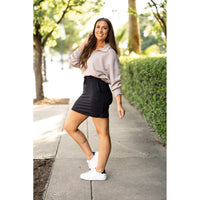 Ready to Ship | The Kristina BLACK Jogger Skirt - 2 PACK