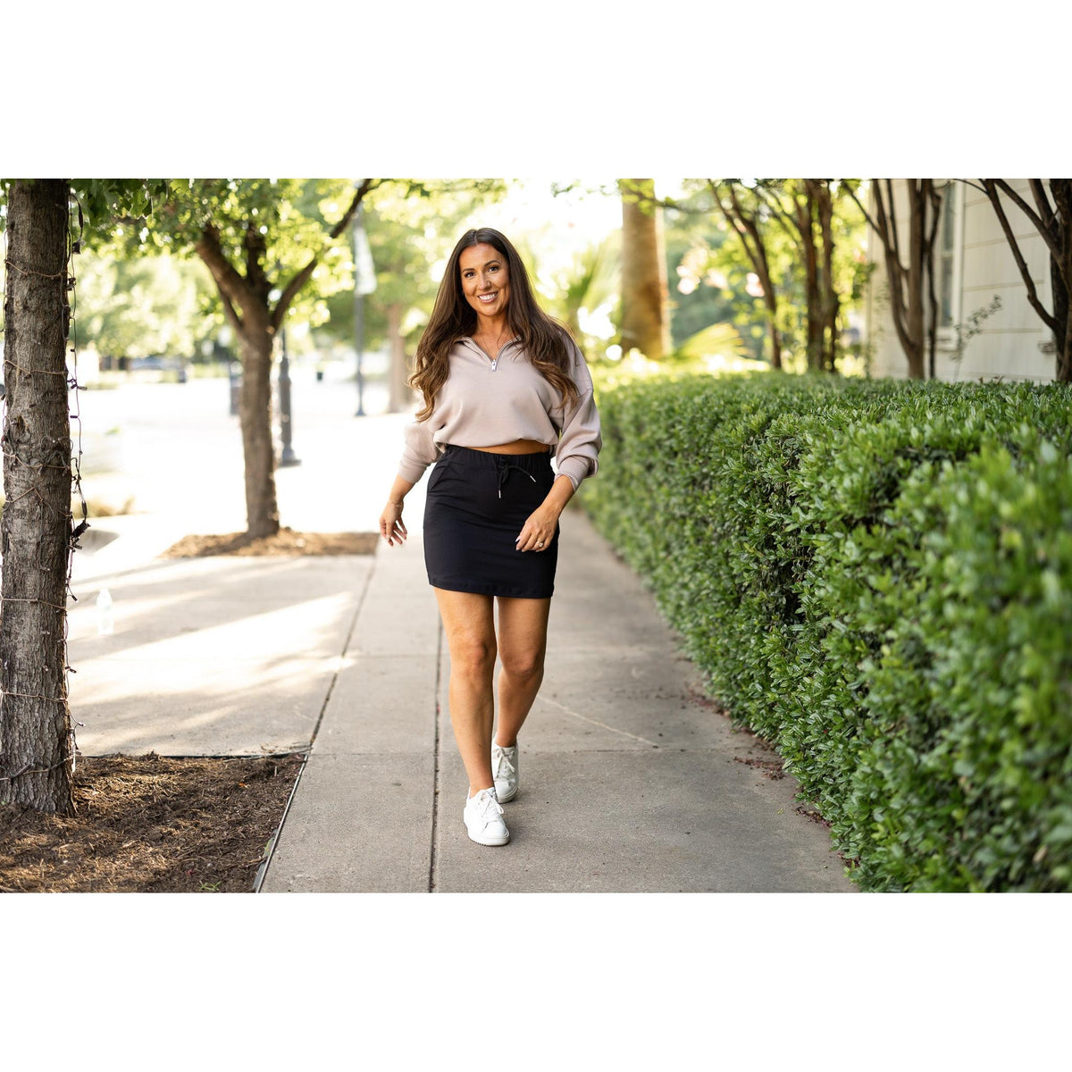 Ready to Ship | The Kristina BLACK Jogger Skirt - 2 PACK