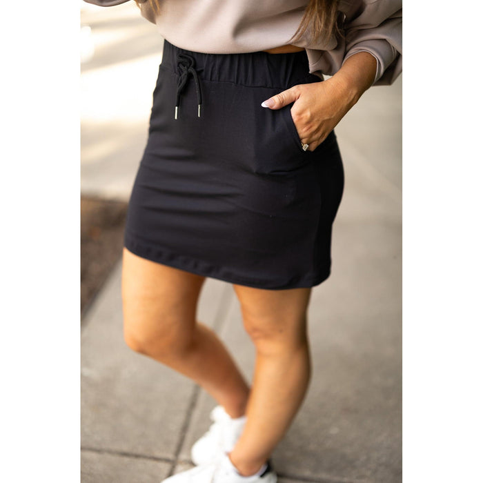 Ready to Ship | The Kristina - 2 PACK - BLACK Jogger Skirt