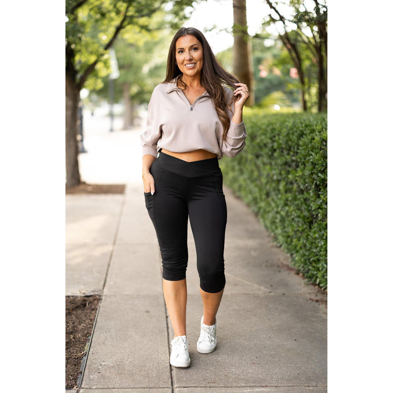 Ready to Ship | The Lillian - 2 PACK - Sculpting Crossover Capri