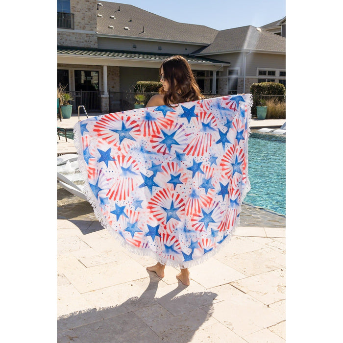 Ready to Ship | Stars and Stripes  Oversized Beach Towels