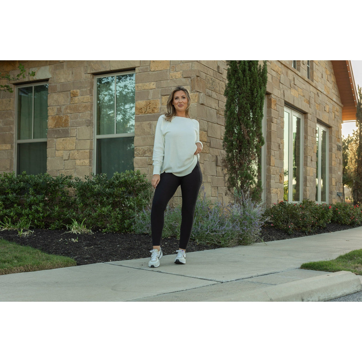 Ready to Ship |  Black FLEECE Full Length Leggings with Pockets  - Luxe Leggings by Julia Rose®