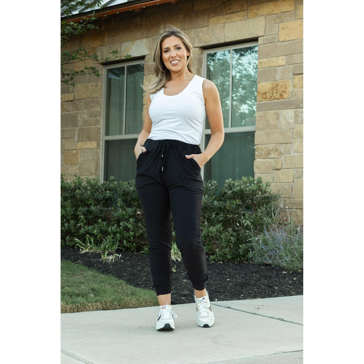 *Ready to Ship | The Reagan - Black Joggers  - Luxe Leggings by Julia Rose®