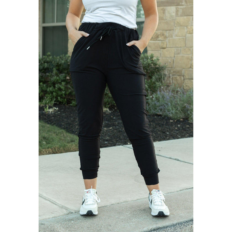 *Ready to Ship | The Reagan - Black Joggers  - Luxe Leggings by Julia Rose®