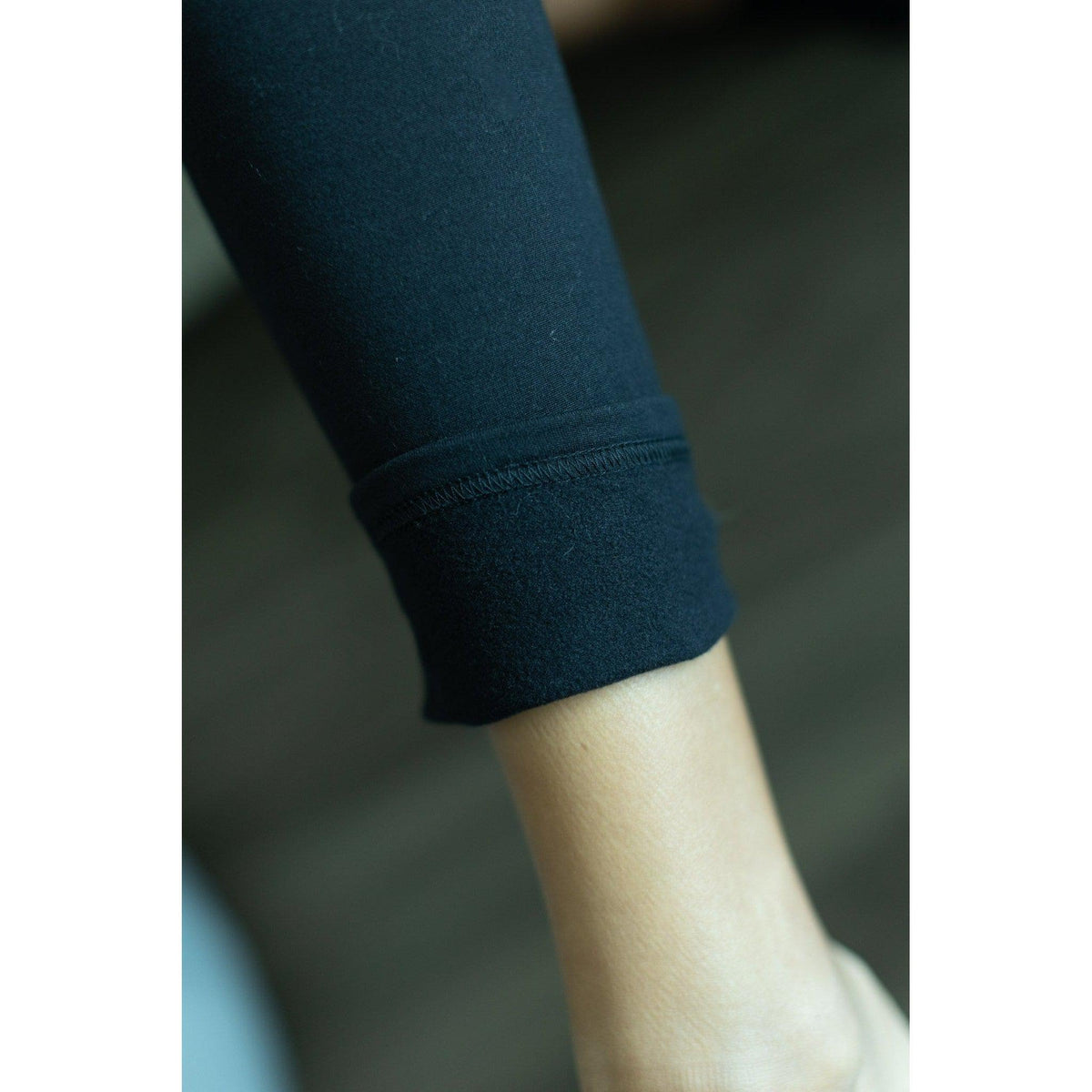 Ready to Ship |  Black FLEECE Full Length Leggings with Pockets  - Luxe Leggings by Julia Rose®