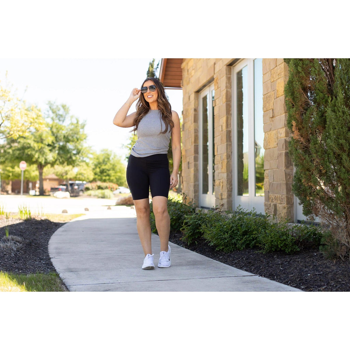 PreOrder  | The Bree - Black  BIKER 7-inch SHORTS