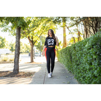 Ready to Ship | The Roxie - Red Panel Full Length Leggings