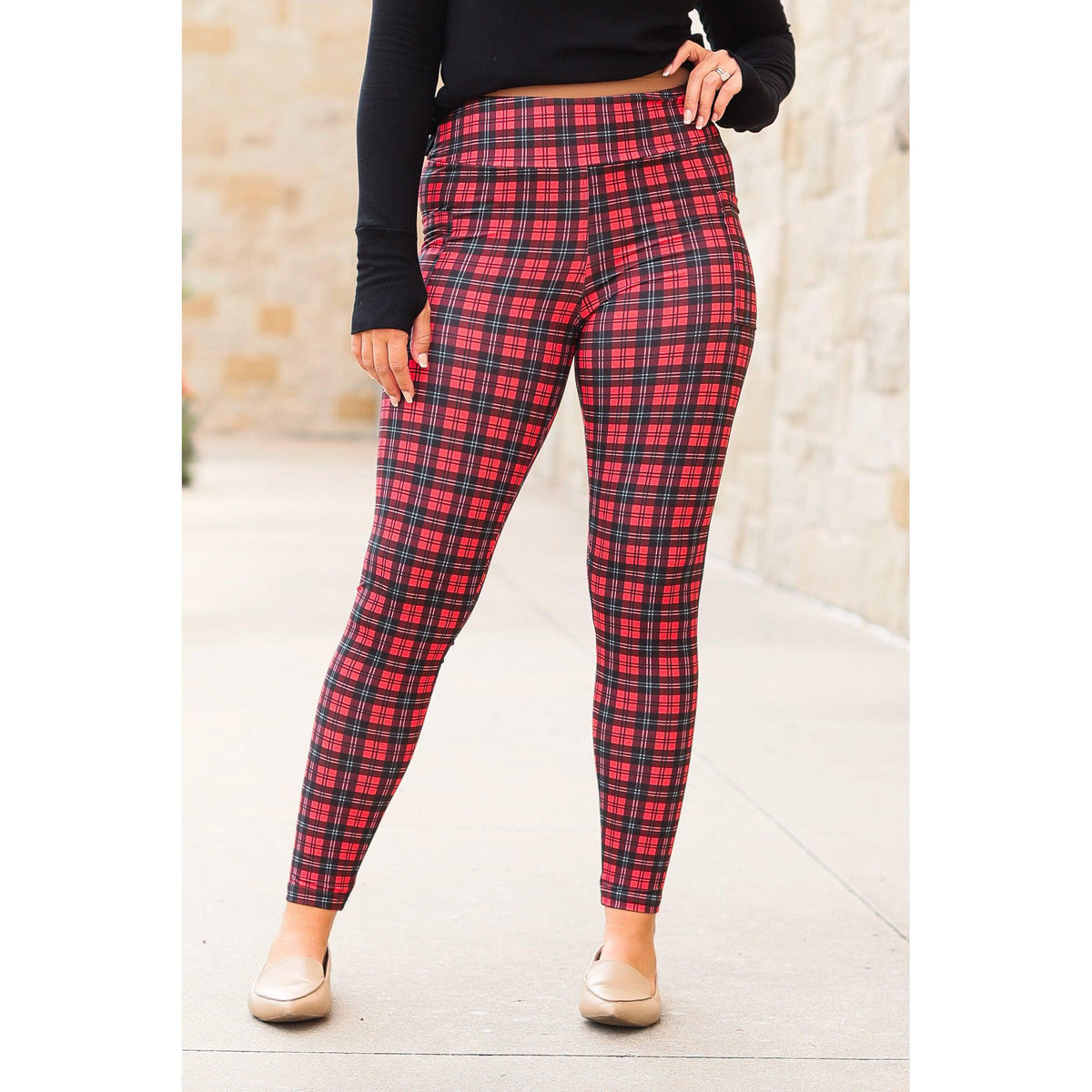 Ready to Ship | The Holly Plaid Leggings - ROUND 2