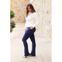 PREORDER  | Navy FLARE Leggings with Pocket