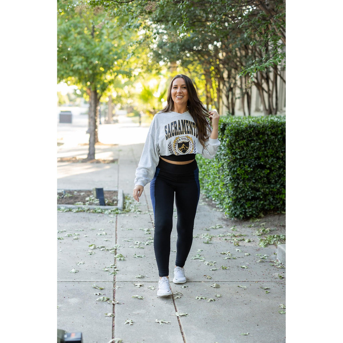 Ready to Ship | The Billie - 2 PACK - Blue Panel Full Length Leggings