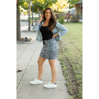 Ready to Ship | The Sydney Snakeskin Jogger Skirt - 2 PACK