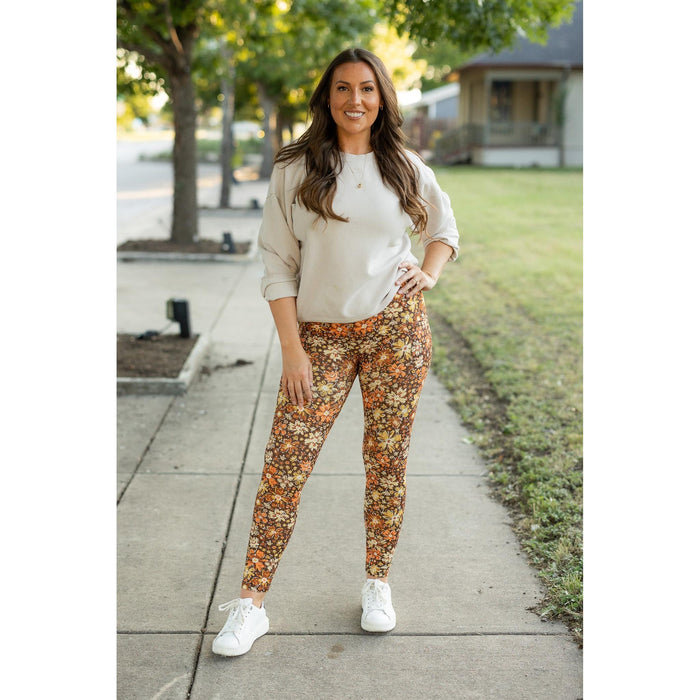 PreOrder |  The Autumn - Fall Leaves Leggings - PACK