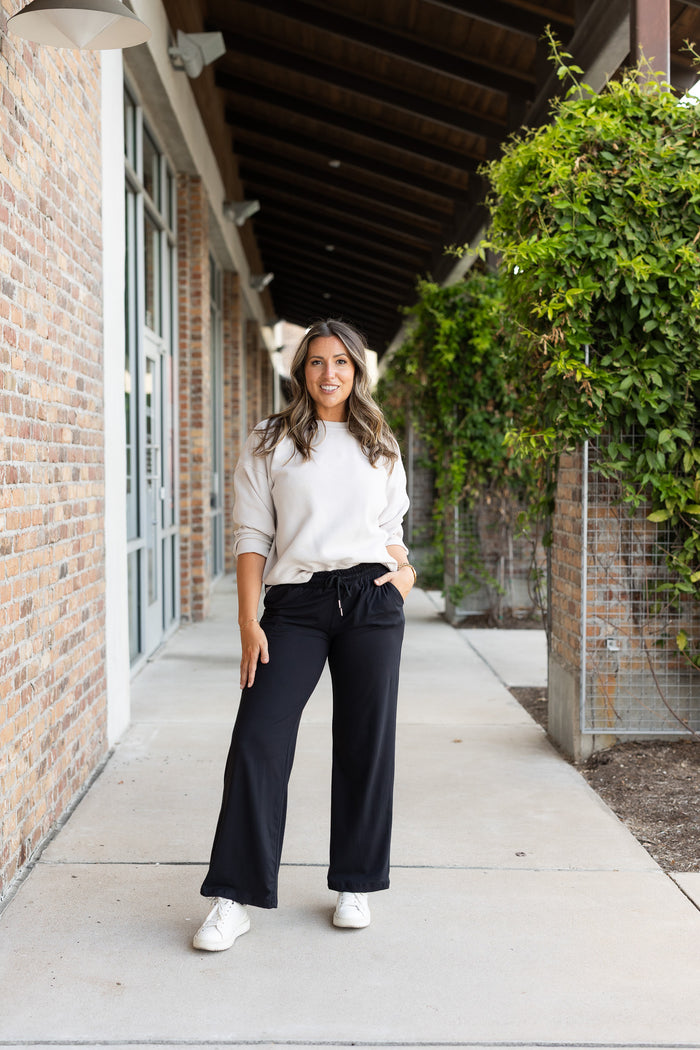 Ready to Ship | The Morgan - Casual Loose Fit LUXE Wide Leg Pants  - 2 PACK