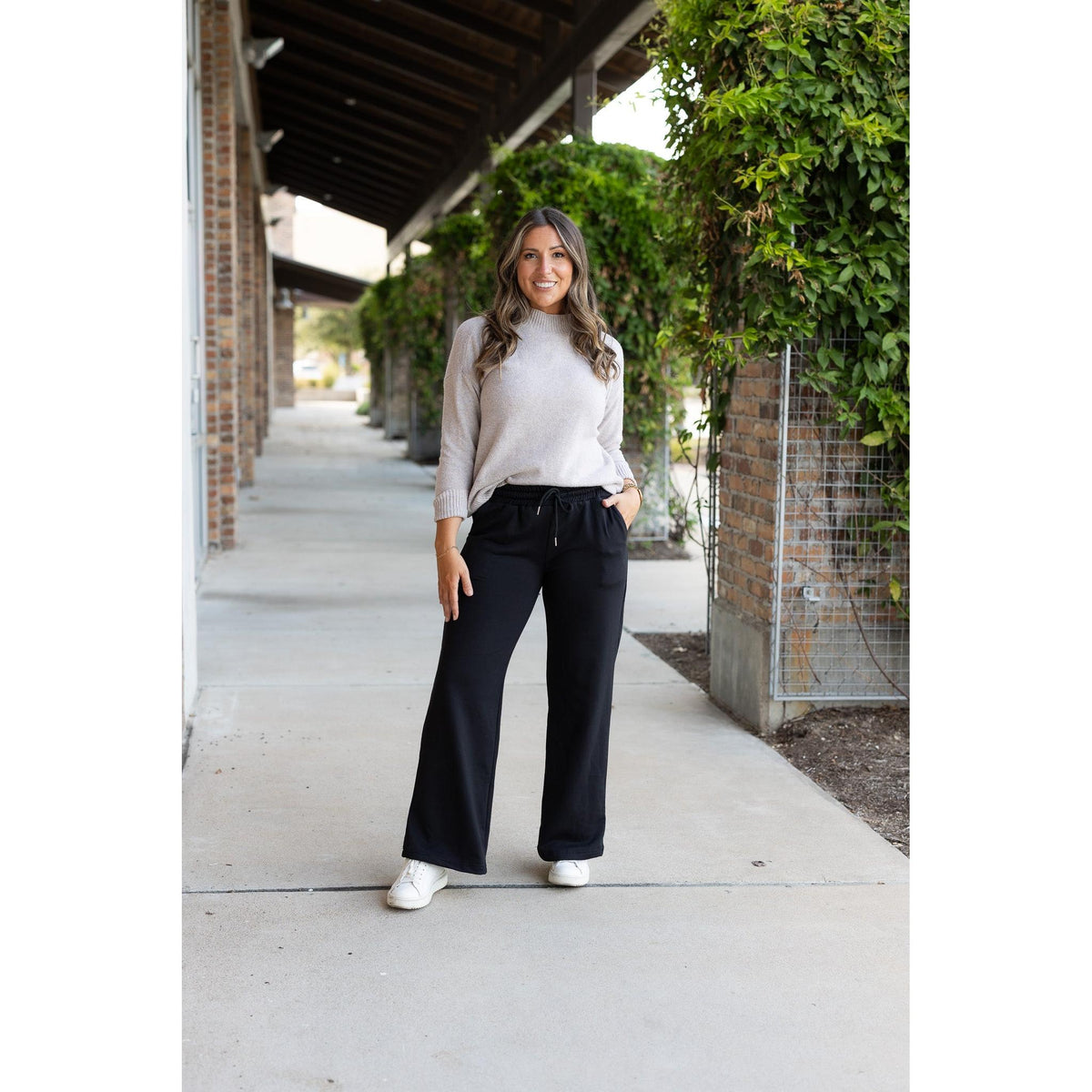 Ready to Ship | The Jenna - Comfy Wide Leg Fleece pants - 2PACK