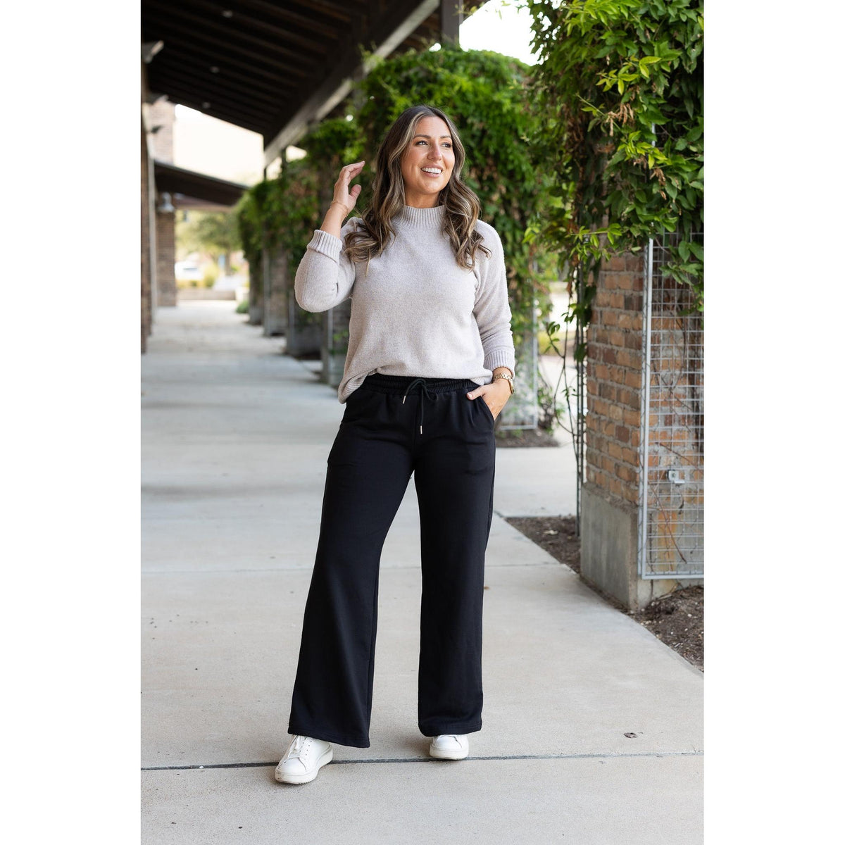 Ready to Ship | The Jenna - Comfy Wide Leg Fleece pants - 2PACK