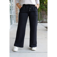 Ready to Ship | The Jenna - Comfy Wide Leg Fleece pants - 2PACK