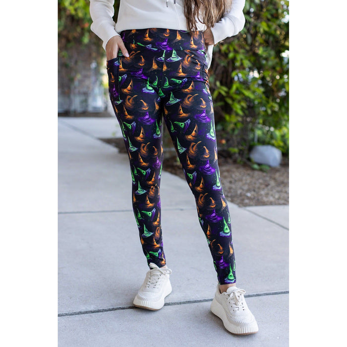 Ready to Ship | The Winifred Witches Hats Leggings - 2 PACK
