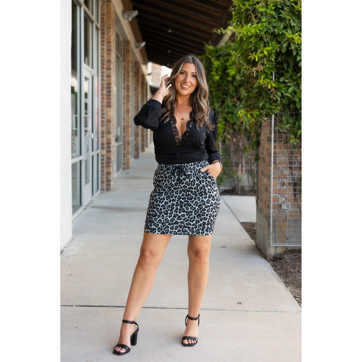 Ready to Ship | The Stella -  Snow Leopard Jogger Skirt - 2 PACK