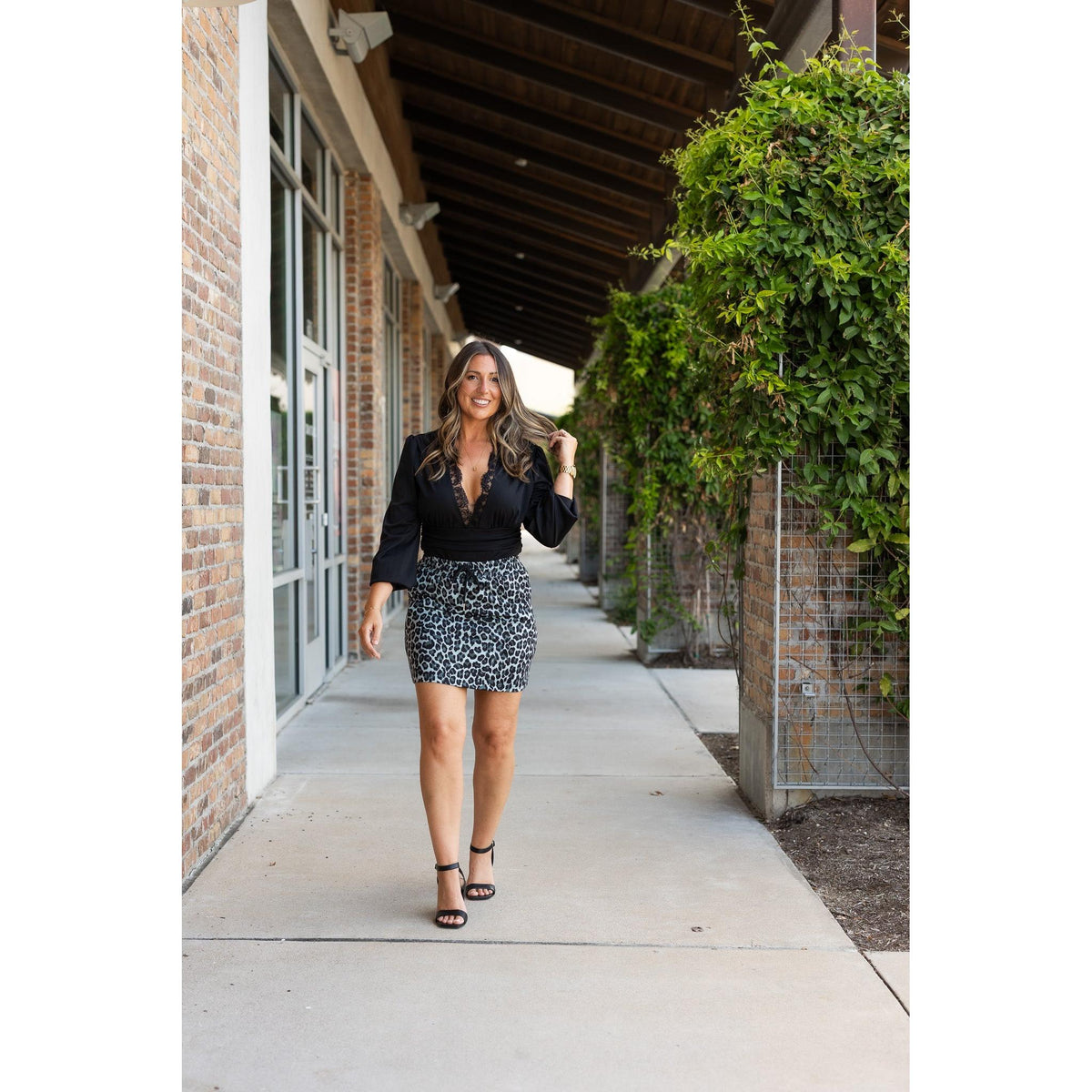 Ready to Ship | The Stella -  Snow Leopard Jogger Skirt - 2 PACK