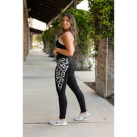 Ready to Ship | The Carolina - Cow Print Panel Leggings - 2 PACK