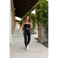 Ready to Ship | The Carolina - Cow Print Panel Leggings - 2 PACK