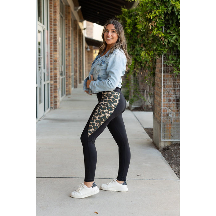 Ready to Ship | The Lexi - Leopard 2.0 Panel Leggings - 2 PACK