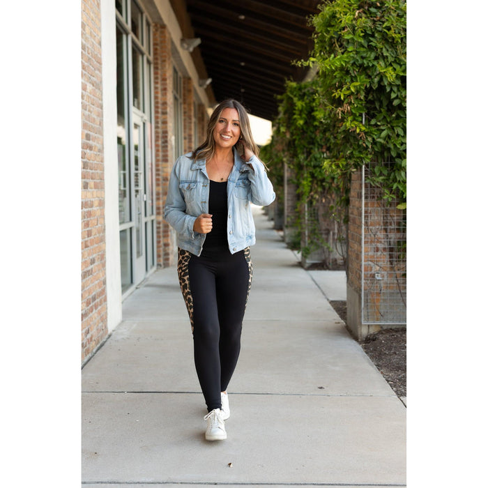 Ready to Ship | The Lexi - Leopard 2.0 Panel Leggings - 2 PACK