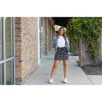 Ready to Ship | The Millie -  White Bow Jogger Skirt - 2 PACK