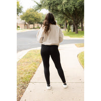 PreOrder | The Mandy - 32" Black Full Length Leggings with Pockets  - Luxe Leggings by Julia Rose®