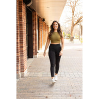 Ready to Ship  | The Adriana - Tummy Control Full Length Leggings with Pockets - 2 PACK
