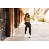 PreOrder | The Adriana - Tummy Control Full Length Leggings with Pockets