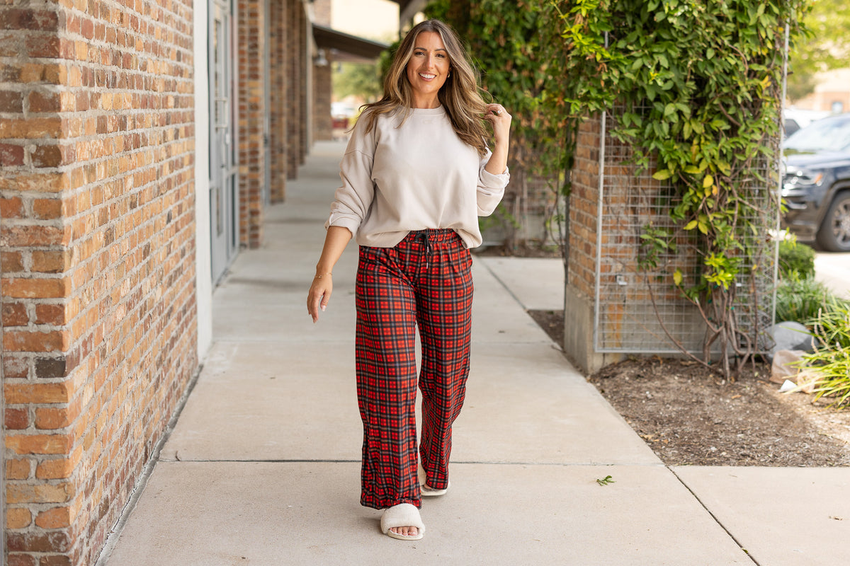 Ready to Ship | The Noelle - Plaid Pajama Pants  - 2 PACK