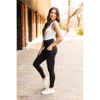 Julia Rose Sleek Pocket full length leggings with pockets high-waisted women’s leggings