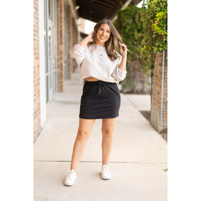 Ready to Ship | The Janet - 2 PACK - Fleece Jogger Skirt