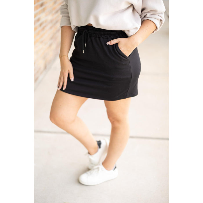 Ready to Ship | The Janet - 2 PACK - Fleece Jogger Skirt