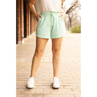 PreOrder | The Emelia Terry Cloth Shorts - Mint