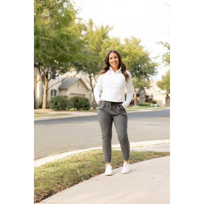 Ready to Ship | The Cindy Charcoal Joggers - Luxe Leggings by Julia Rose®