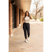 *Ready to Ship | The Reagan - Black Joggers  - Luxe Leggings by Julia Rose®