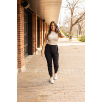 Ready to Ship | The Reagan - Black Joggers 2 Pack