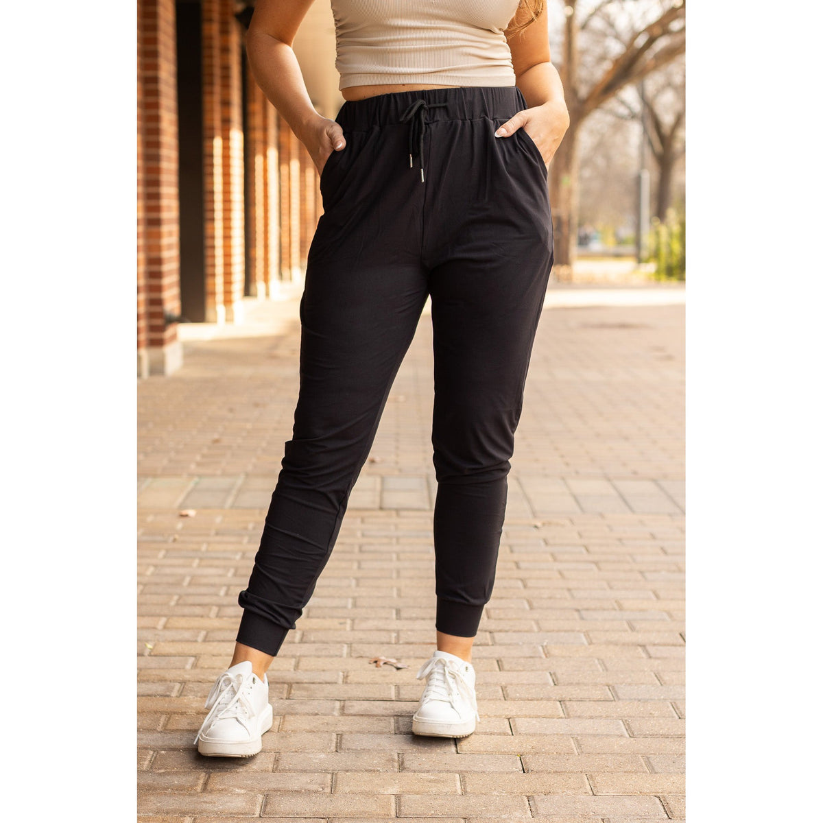 *Ready to Ship | The Reagan - Black Joggers  - Luxe Leggings by Julia Rose®