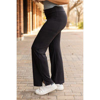 Ready to Ship   | The Rachel - 2 PACK - Relaxed Fit Black Leggings with Pockets