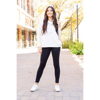 PreOrder  | BLACK FULL-LENGTH Leggings with POCKET - Luxe Leggings by Julia Rose® R4