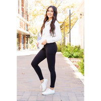 PreOrder  | BLACK FULL-LENGTH Leggings with POCKET - Luxe Leggings by Julia Rose® R4