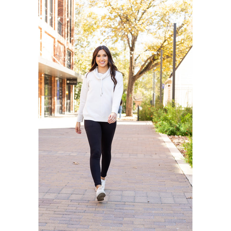 Ready to Ship | BLACK FULL-LENGTH Leggings with POCKET  - Luxe Leggings by Julia Rose®