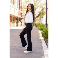 Ready to Ship | The Liz - Crossover 30"  Bootcut Leggings with Pockets