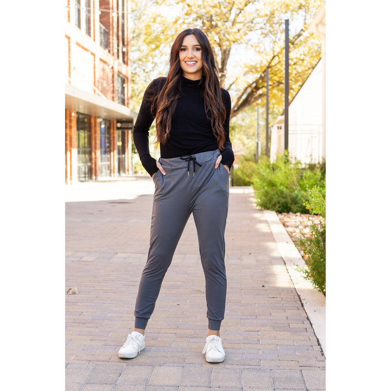 PreOrder | The Cindy Charcoal Joggers - Luxe Leggings by Julia Rose® Round 2