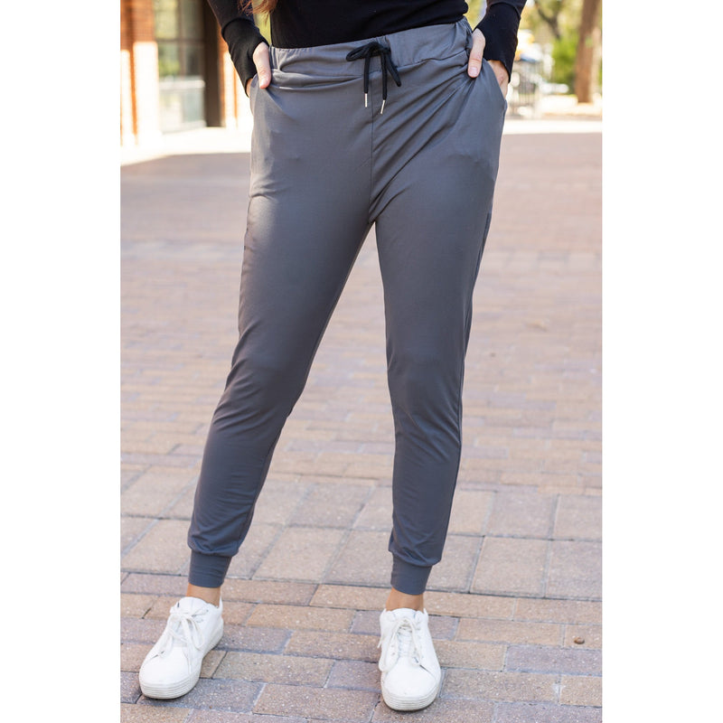 PreOrder | The Cindy Charcoal Joggers - Luxe Leggings by Julia Rose® Round 2