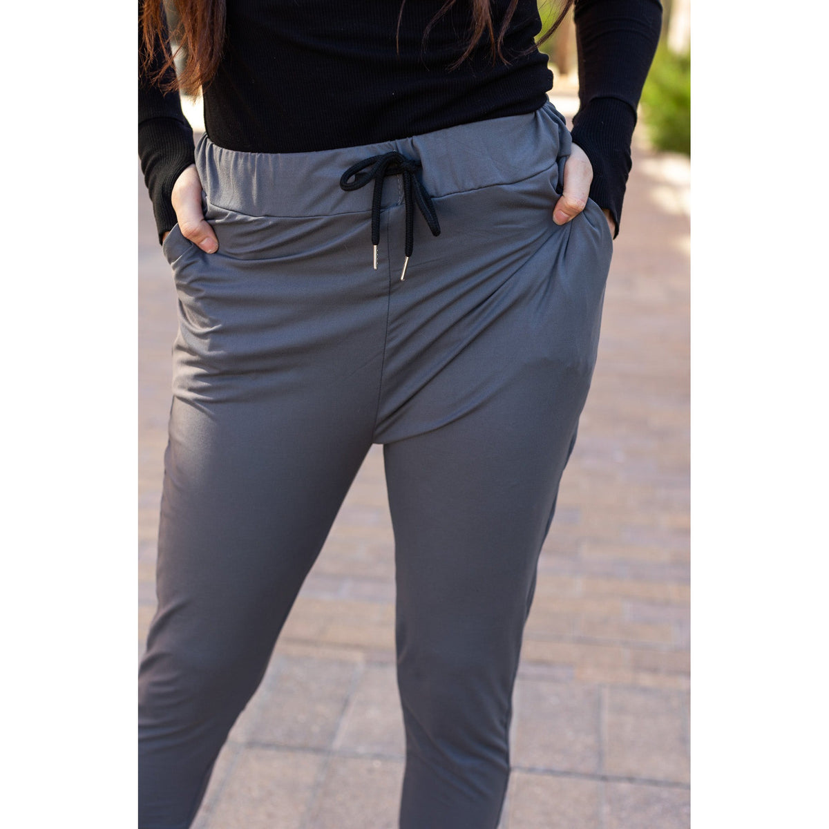 PreOrder | The Cindy Charcoal Joggers - Luxe Leggings by Julia Rose® Round 2