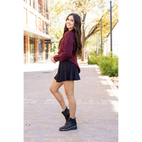 PreOrder | The Brielle Black Skort - Round 7